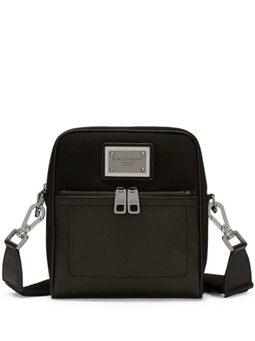 black silver-tone hardware silver-tone logo Dolce & Gabbana | BM2302AD4478B956